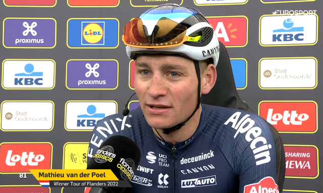 Форс-мажор помешал Матье ван дер Пулу выступить в групповой гонке чемпионата мира по велоспорту-2022