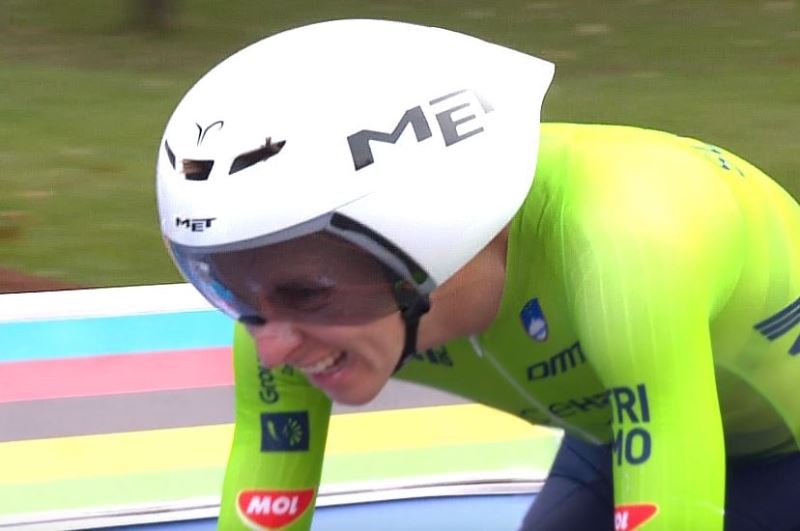 Тадей Погачар остался в одной секунде от подиума в ITT на Чемпионате мира-2025 в Руанде