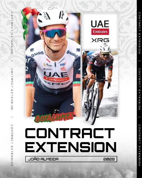 Жуан Алмейда связывает свое будущее с UAE Team Emirates–XRG до 2028 года