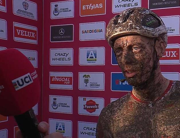 Майкл Вантауренхаут — победитель этапа Кубка мира по велокроссу UCI2025 в Терральбе