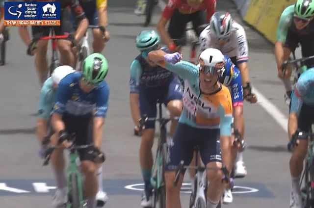 Итан Вернон &mdash; победитель 4 этапа Тура Даун Андер-2026