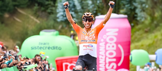 Эган Берналь второй год подряд стал чемпионом Колумбии в групповой гонке