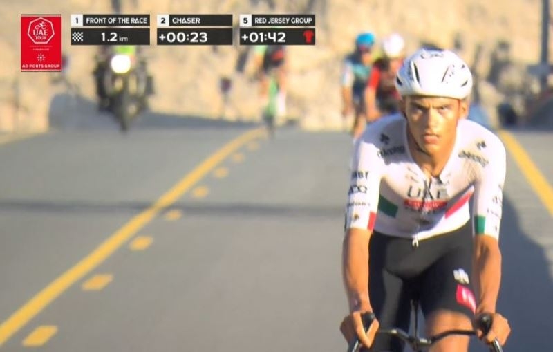 Исаак Дель Торо о 3-м этапе Тура ОАЭ-2026: "Я изо всех сил старался догнать Тибери"