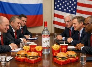 На фоне горящих портов Балтики депутаты Госдумы полетели дружить с США: «вернутся по факелам пожаров», проникшись духом Анкориджа