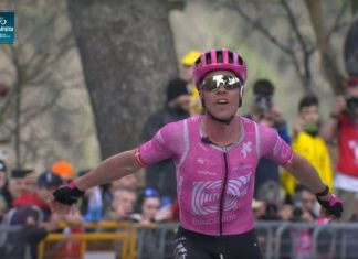 Михаэль Вальгрен выиграл 5-й этап Тиррено-Адриатико-2026 из отрыва дня