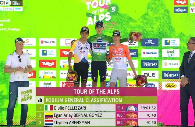 Джулио Пеллиццари &mdash; победитель Тура Альп-2026