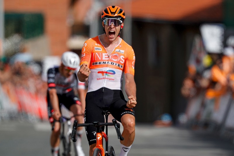 Аксель Лоранс — победитель 3 этапа Тура Страны Басков-2026