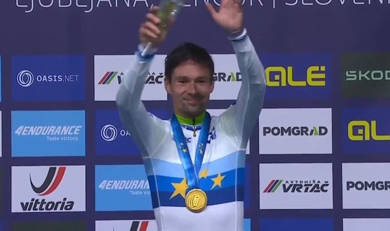 Примож Роглич &mdash; чемпион Европы-2026 в индивидуальной гонке на время