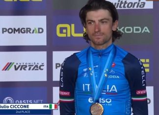 Джулио Чикконе — серебряный призёр чемпионата Европы-2026 в групповой гонке